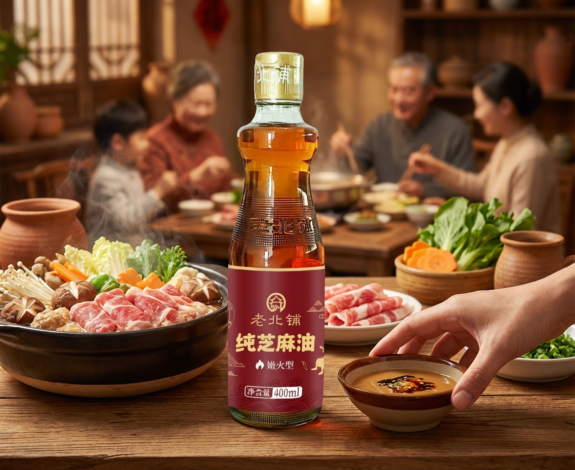 古法低温压榨芝麻香油